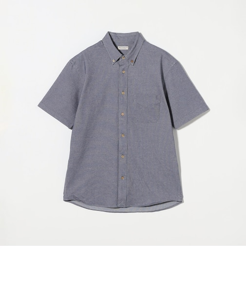 クイック シャンブレー ボタンダウン 半袖シャツ ‐ストレッチ 吸水速乾 ‐