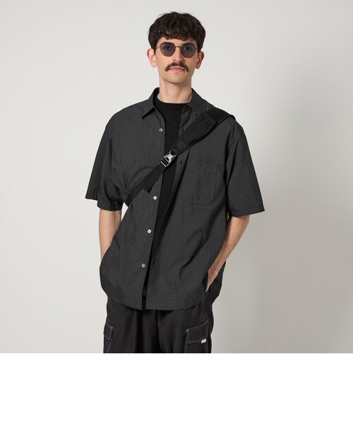 Steven Alan＞ C/L/S チェック レギュラーカラー シャツ ALINE LOOSE