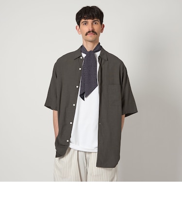 <Steven Alan> ボイル スラブ ショートスリーブ シャツ ALINE LOOSE CASUAL