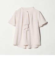 フロントラッフル ショートスリーブブラウス <A DAY IN THE LIFE>