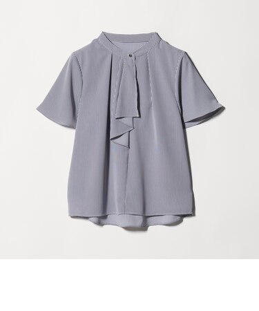 フロントラッフル ショートスリーブブラウス ＜A DAY IN THE LIFE＞