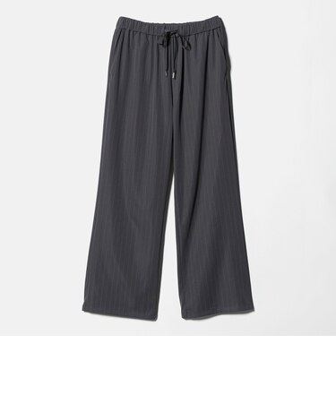 ジャージー ストライプ ワイドパンツ ‐接触冷感‐ <A DAY IN THE LIFE>