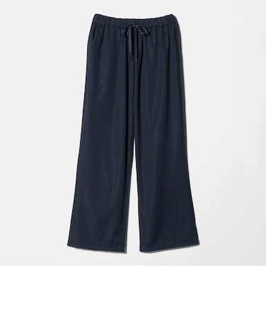 ジャージー ストライプ ワイドパンツ ‐接触冷感‐ ＜A DAY IN THE LIFE＞