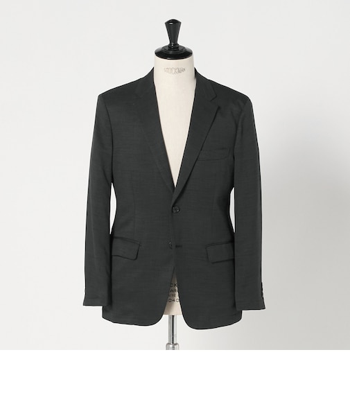 リネンライク スラブツイル 2ボタンジャケット-セットアップ対応・マシンウォッシャブル-＜A DAY IN THE LIFE＞