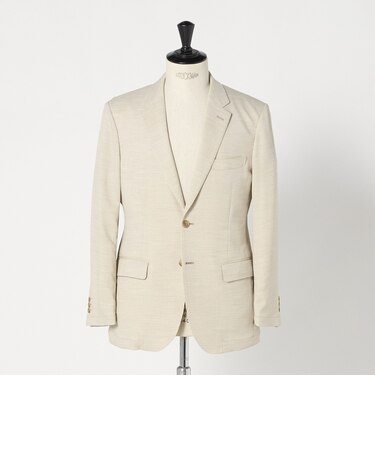 リネンライク スラブツイル 2ボタンジャケット-セットアップ対応・マシンウォッシャブル-＜A DAY IN THE LIFE＞