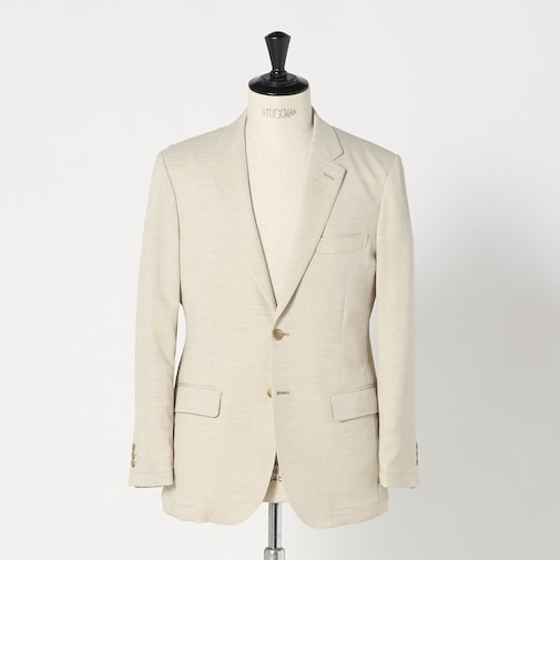 リネンライク スラブツイル 2ボタンジャケット-セットアップ対応・マシンウォッシャブル-＜A DAY IN THE LIFE＞