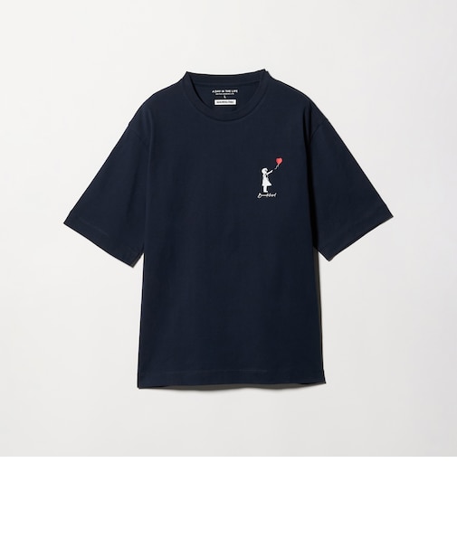 ＜BRANDALISED × A DAY IN THE LIFE ＞バンクシー アートTシャツ GIRL