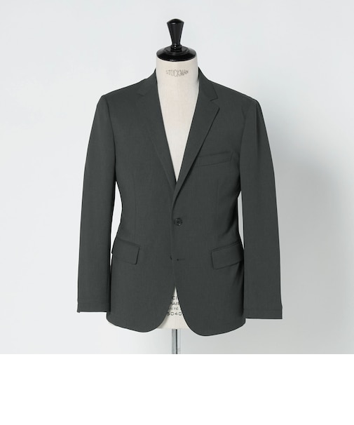 ハイツイスト バーズアイ ドビー 2ボタンジャケット-セットアップ対応・ウォッシャブル-＜A DAY IN THE LIFE＞