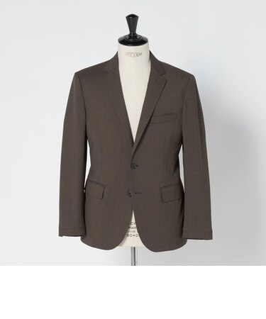 ハイツイスト バーズアイ ドビー 2ボタンジャケット-セットアップ対応・ウォッシャブル-＜A DAY IN THE LIFE＞