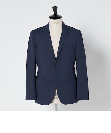 ハイツイスト バーズアイ ドビー 2ボタンジャケット-セットアップ対応・ウォッシャブル-<A DAY IN THE LIFE>