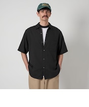 <Steven Alan> CC ピケ ストライプ レギュラーカラー シャツ ALINE LOOSE CASUAL