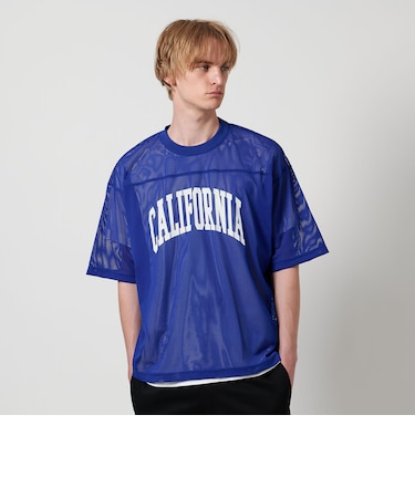 ＜CGS.＞ アイレット メッシュ クルーネック Tシャツ