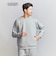 【WARDROBE SMART】ダブルニット クルーネック スウェット/セットアップ対応