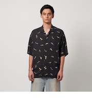 ＜PARIS AUTHENTIQUE × monkey time＞ プリント オープンカラー シャツ