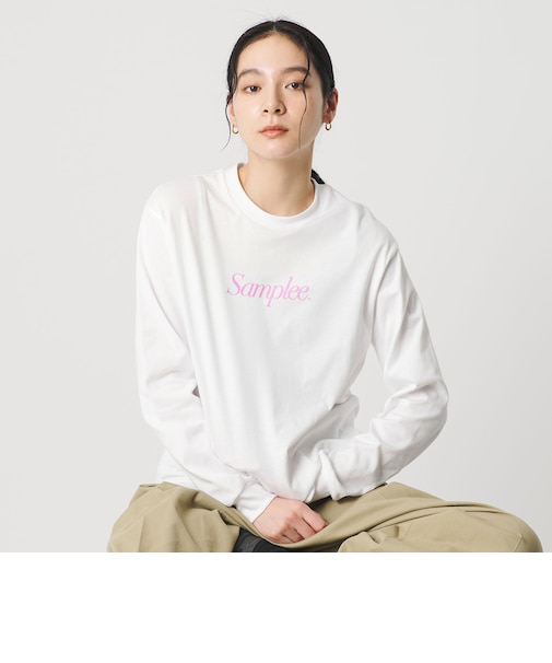 【別注】＜Samplee＞プリント ロングスリーブTシャツ