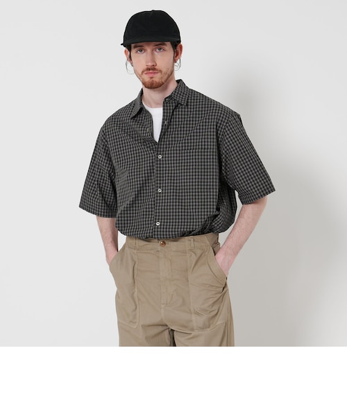 Steven Alan＞ 60 シボ チェック ALINE LOOSE CASUAL｜ユナイテッド