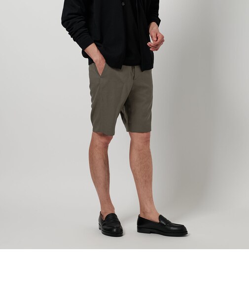 【WARDROBE SMART】 Reflax スリム ショートパンツ