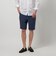 【WARDROBE SMART】 Reflax スリム ショートパンツ