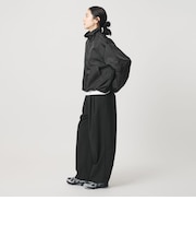 ポリエステル スタンドカラー ブルゾン