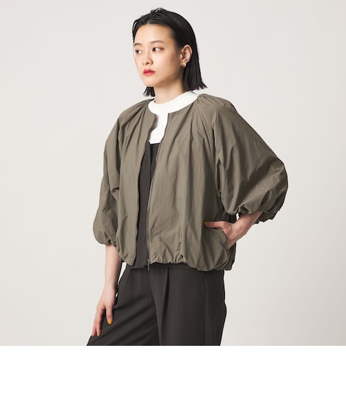 【今季商品・美品】yuni ナイロン バルーンスリーブ ブルゾン(現物写真追加) バルーンブルゾン 6分袖＜A DAY IN THE LIFE＞｜ユナイテッドアローズ