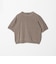 メッシュコンビ ショートスリーブニット ‐ウォッシャブル‐＜A DAY IN THE LIFE＞