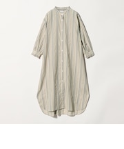 ジャガードストライプ シャツワンピース 7分袖＜A DAY IN THE LIFE＞