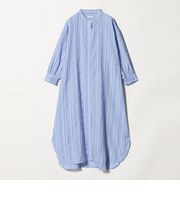 ジャガードストライプ シャツワンピース 7分袖＜A DAY IN THE LIFE＞