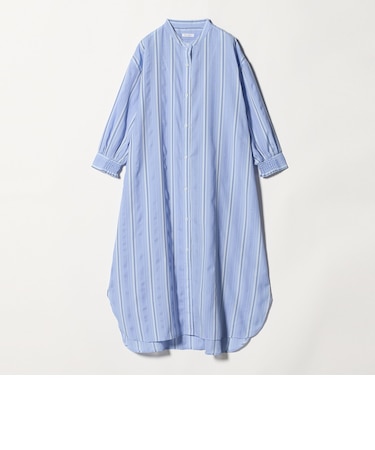 ジャガードストライプ シャツワンピース 7分袖＜A DAY IN THE LIFE＞