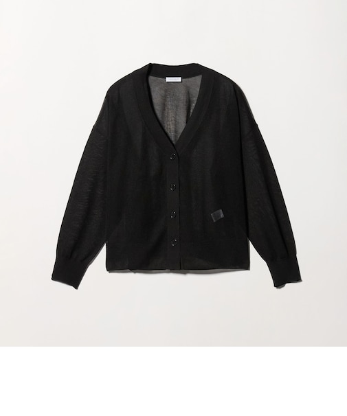 シアー Vネックカーディガン ‐ウォッシャブル‐<A DAY IN THE LIFE>