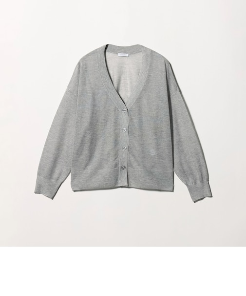 シアー Vネックカーディガン ‐ウォッシャブル‐＜A DAY IN THE LIFE＞