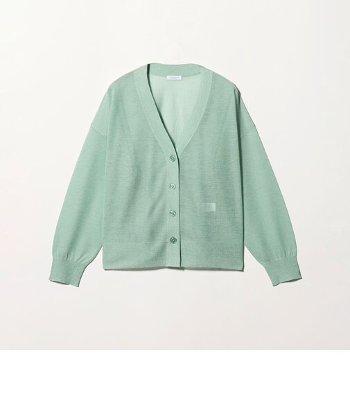 シアー Vネックカーディガン ‐ウォッシャブル‐<A DAY IN THE LIFE>
