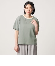 ワッフルボーダー タックスリーブTシャツ ＜A DAY IN THE LIFE＞