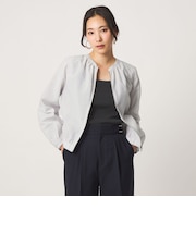 シアー スタンドブルゾン ‐ウォッシャブル‐＜A DAY IN THE LIFE＞