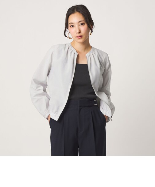 シアー スタンドブルゾン ‐ウォッシャブル‐＜A DAY IN THE LIFE＞