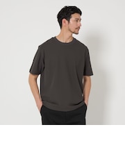 【WARDROBE SMART】ステイ クリーン ピケ クルーネック Tシャツ【抗菌・防臭】