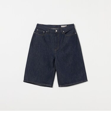 ワイド デニム ショーツ