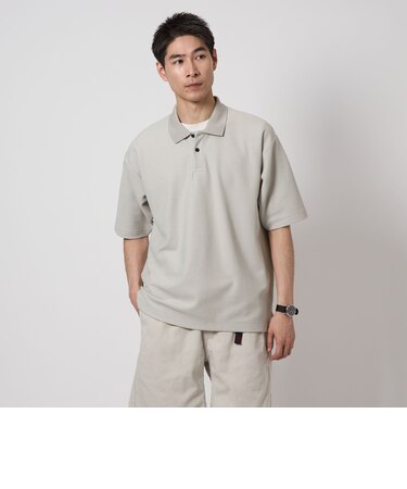 GIZA ハニカム 半袖 ポロシャツ