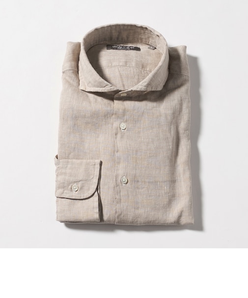 リネン カッタウェイカラーシャツ＜A DAY IN THE LIFE＞