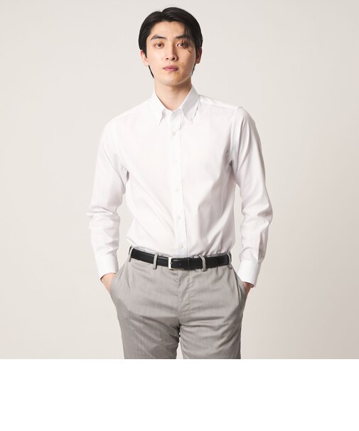 クールマックス クロス ボタンダウンシャツ-イージーケア-＜A DAY IN THE LIFE＞