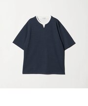 メランジ スラブ カノコ キーネックカットソー-吸水速乾-＜A DAY IN THE LIFE＞