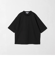 クリア ポンチ リラックス 5分袖 カットソー-接触冷感-＜A DAY IN THE LIFE＞