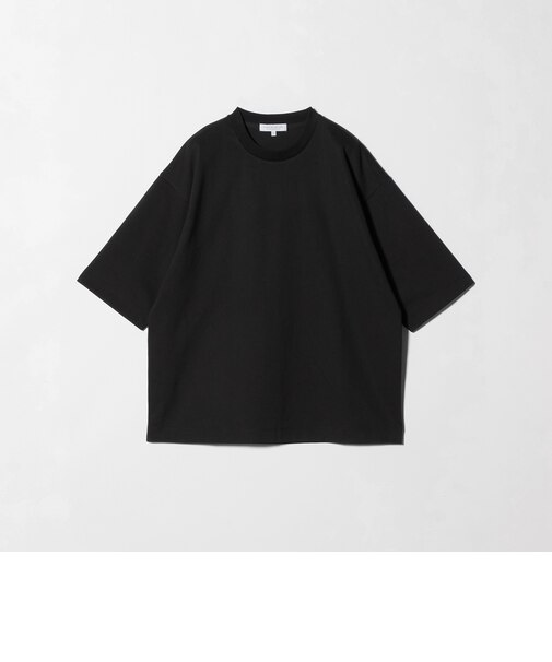 クリア ポンチ リラックス 5分袖 カットソー-接触冷感-＜A DAY IN THE LIFE＞