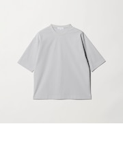 クリア ポンチ リラックス 5分袖 カットソー-接触冷感-＜A DAY IN THE LIFE＞