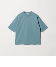 クリア ポンチ リラックス 5分袖 カットソー-接触冷感-＜A DAY IN THE LIFE＞