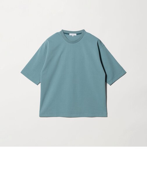 クリア ポンチ リラックス 5分袖 カットソー-接触冷感-＜A DAY IN THE LIFE＞