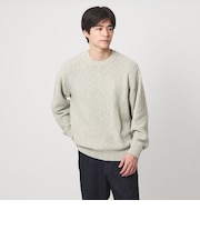 ミックスカラー クルーネック ニット