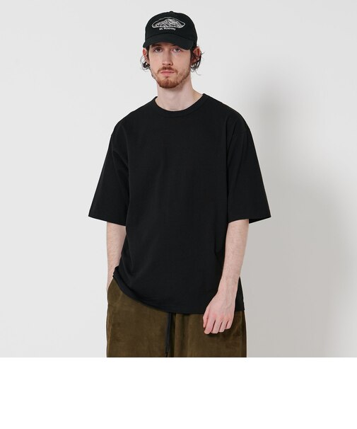＜Steven Alan＞ コットン ネップ クルーネック Tシャツ NARROW