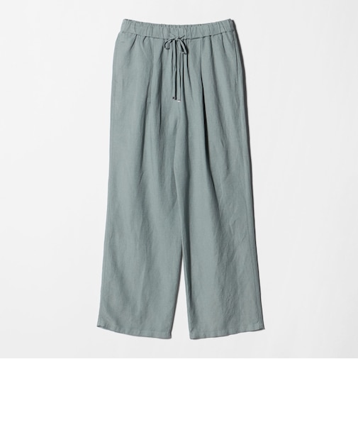 リネンレーヨン イージーワイドパンツ ‐ウォッシャブル‐＜A DAY IN THE LIFE＞