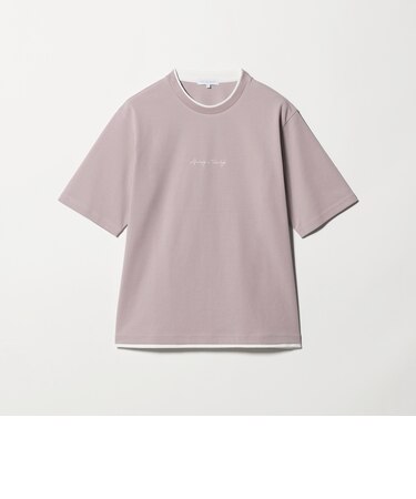 ポンチ エンブロイダリー フェイクレイヤード カットソー-接触冷感-＜A DAY IN THE LIFE＞