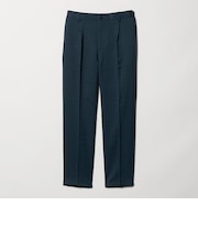 リネンライク スラブツイル 1プリーツ イージーパンツ-吸水速乾-＜A DAY IN THE LIFE＞